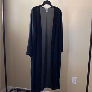 Black Long Duster